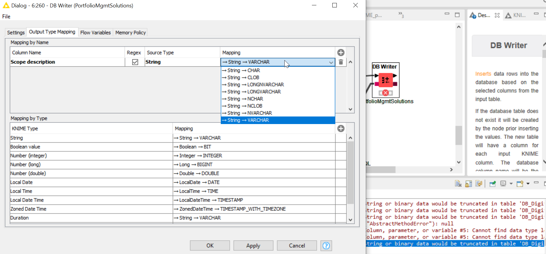 Data Type issue KNIME Analytics Platform KNIME Community Forum