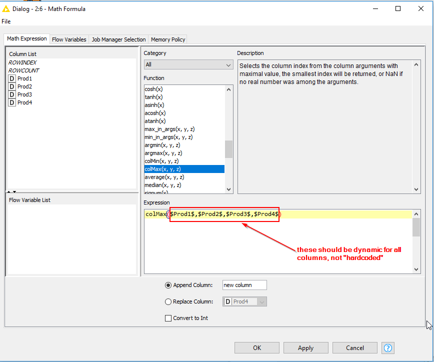 Using Math Formula On Columns With Dynamic Column Names Knime Analytics Platform Knime Community Forum