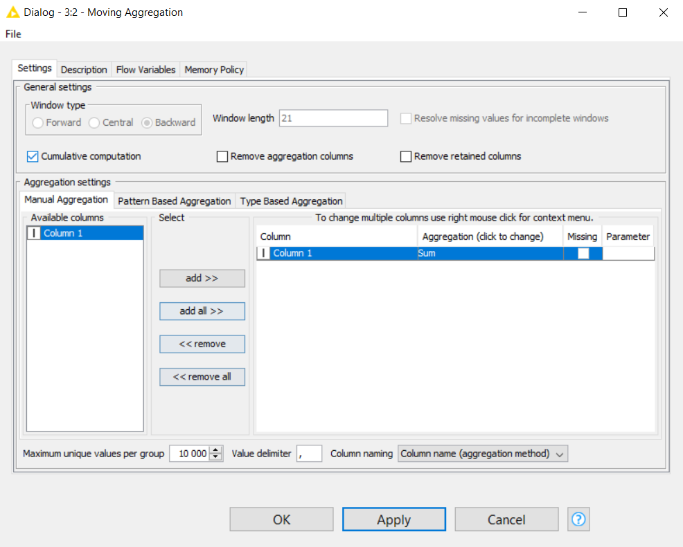 Add current row value different col to previous row value to