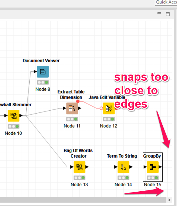 How To Add More Room To The Canvas Knime Analytics