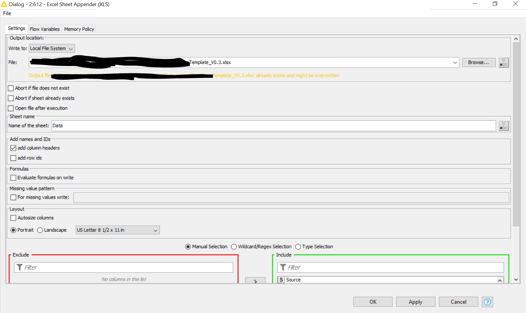 Excel Sheet Appender Xls Error Knime Analytics Platform Knime Community Forum