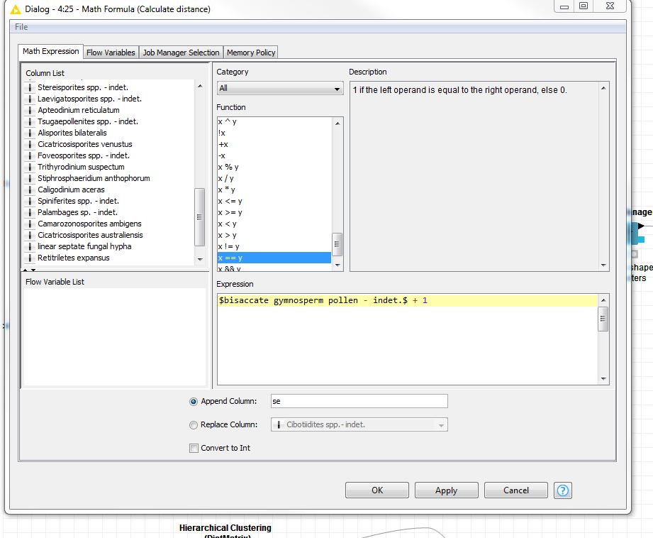 Math Formula Condition Data For Clustering Knime Analytics Platform Knime Community Forum