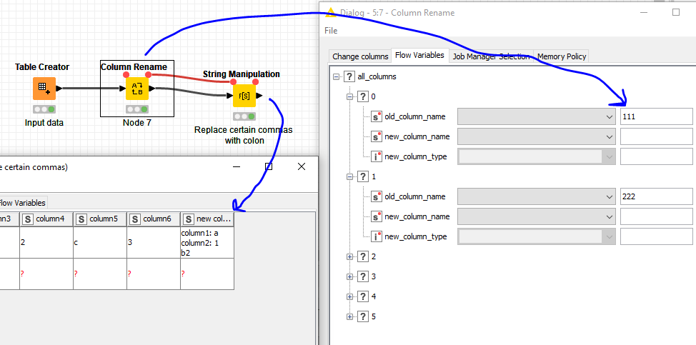 Concatenate cells into a paragraph with column names and formatted