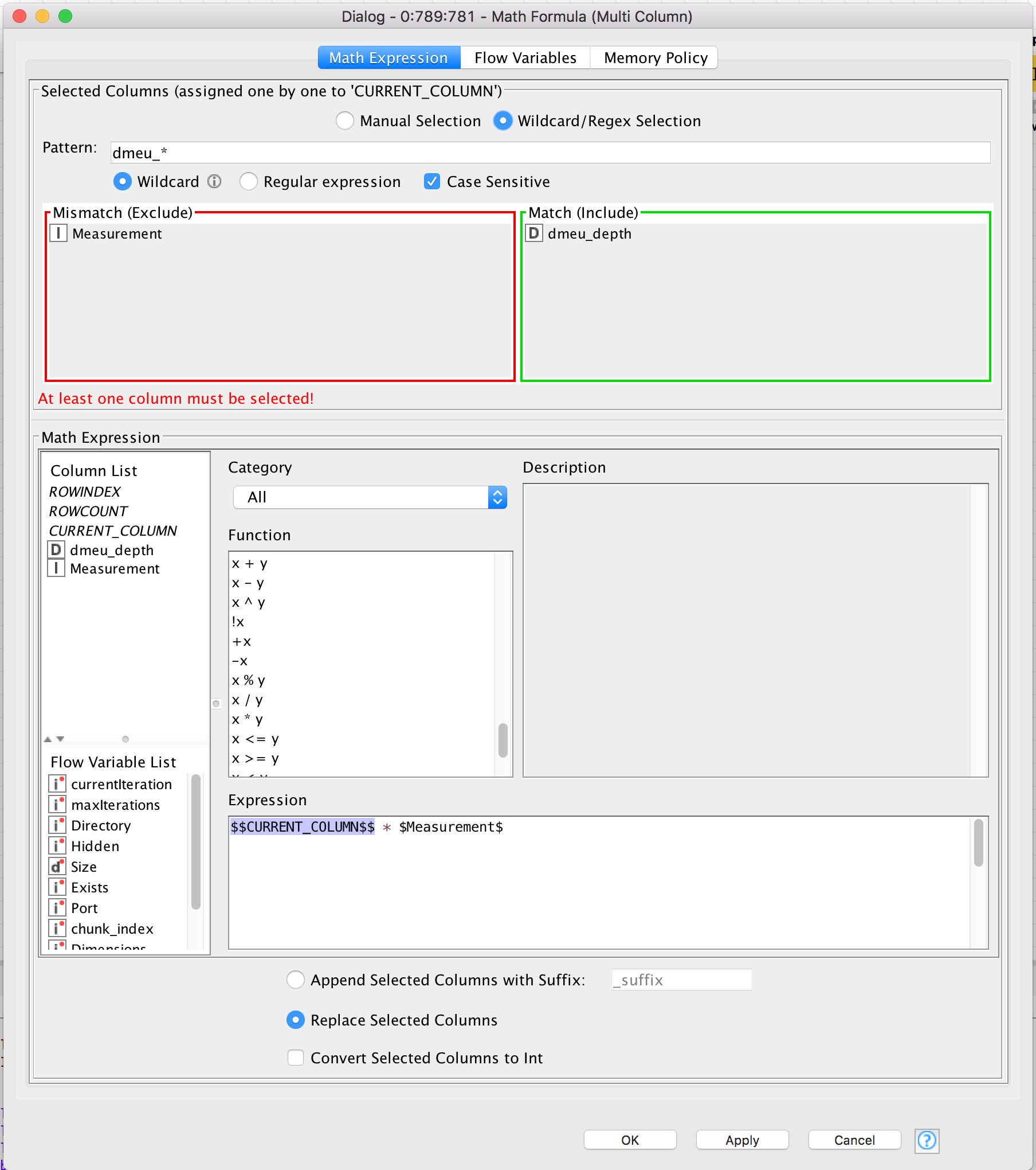 Bug Math Formula Multi Column With Regex Throws Error Knime Analytics Platform Knime Community Forum