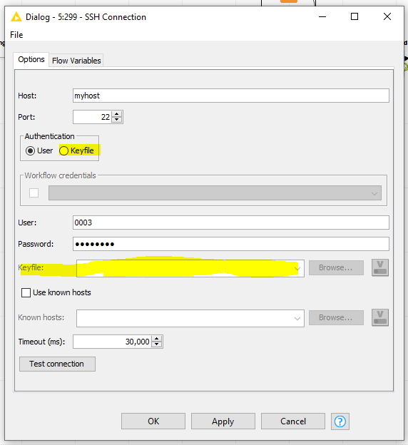 Sshd config password