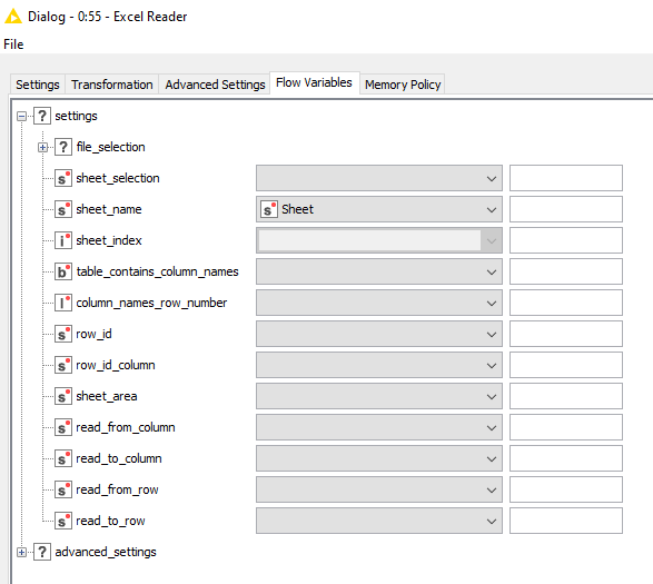 Repeat Reading The First Sheet In The Read Excel Sheet Names Loop Knime Analytics Platform Knime Community Forum