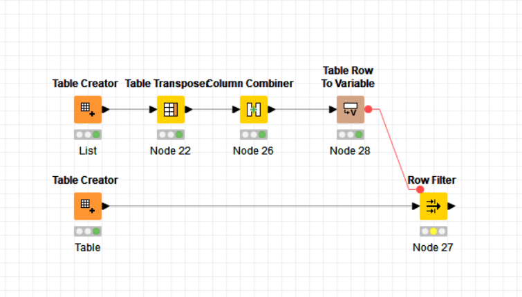 Row Filter with Collection Element KNIME Analytics Platform