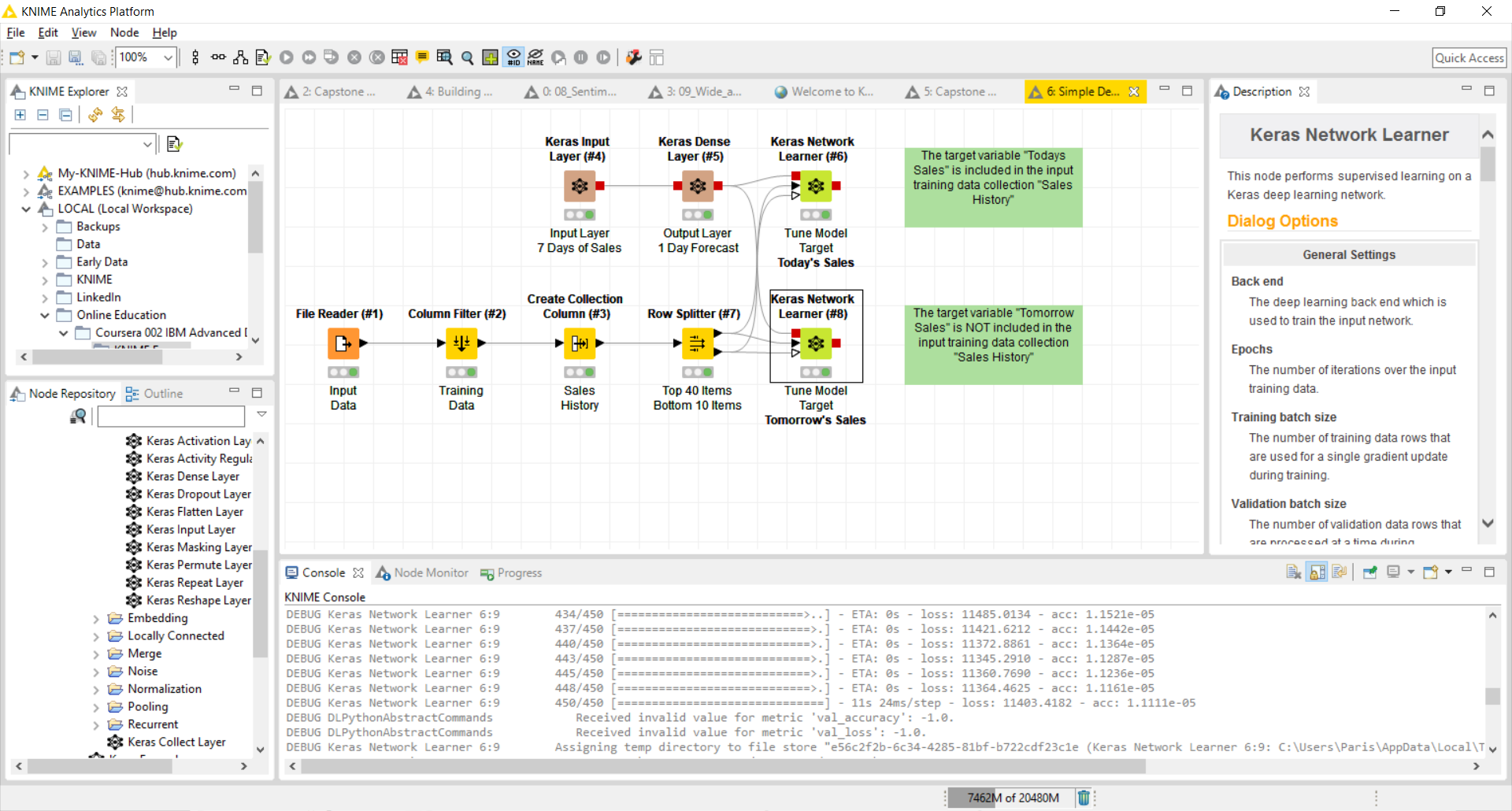 Knime keras best sale