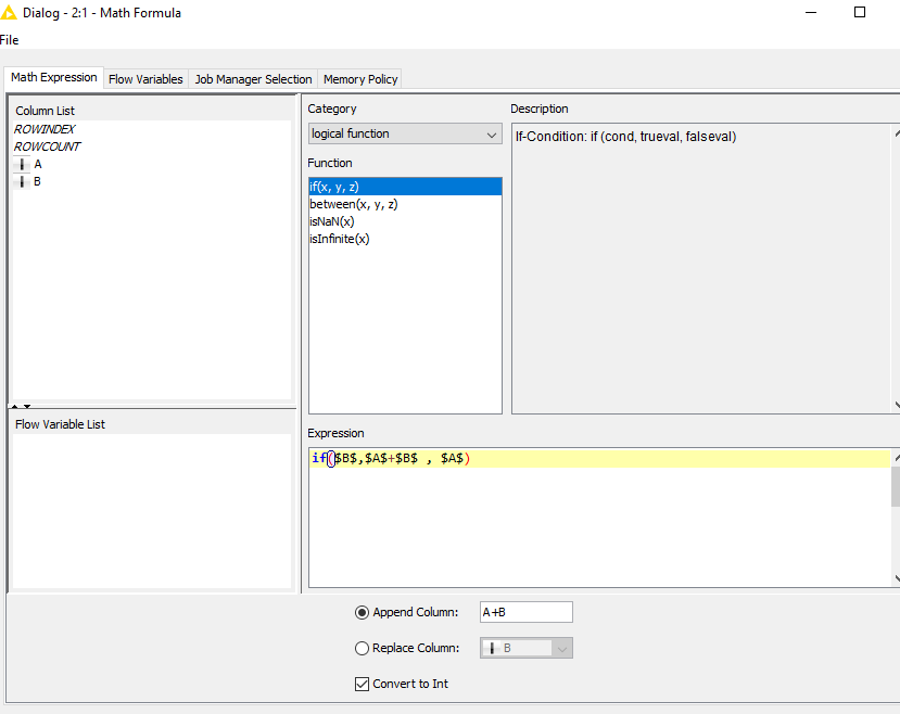 If Rule Knime Analytics Platform Knime Community Forum