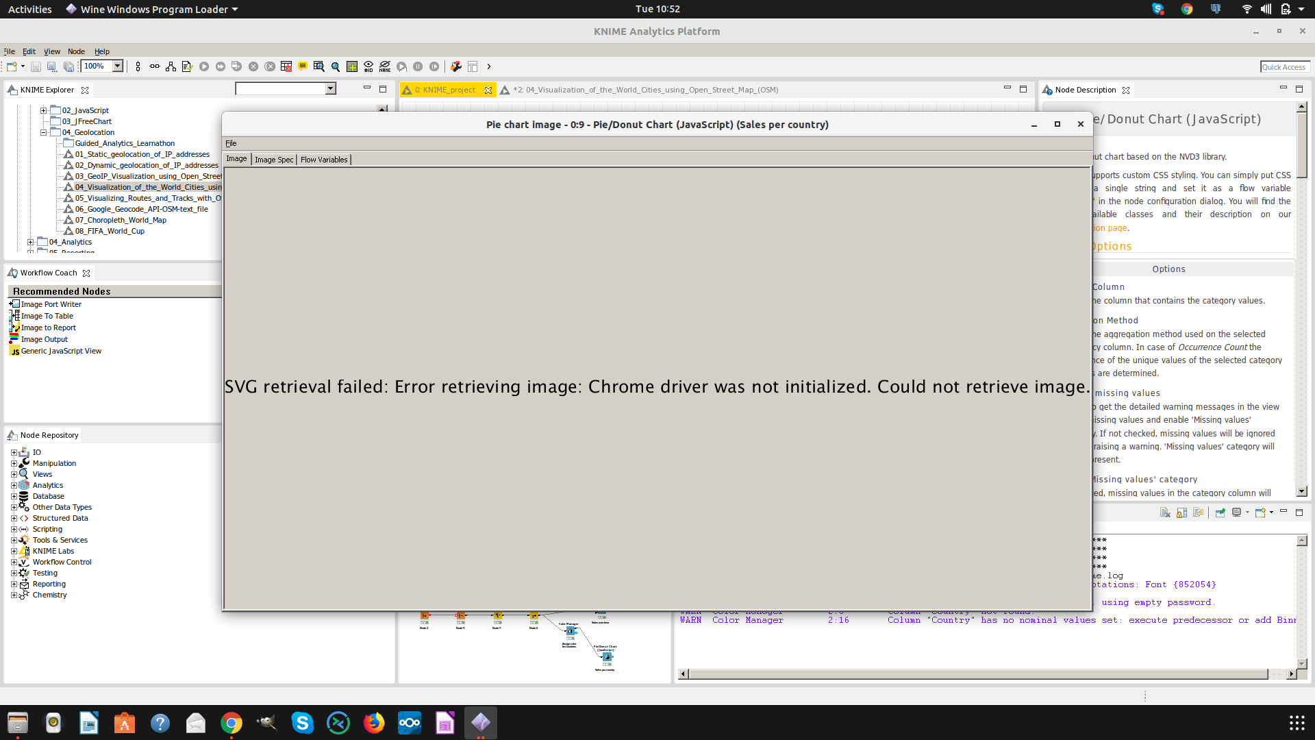 Retrieving Image From View Failed In Latest Knime Windows Version Running On Wine In Ubuntu 18 10 Knime Extensions Knime Community Forum