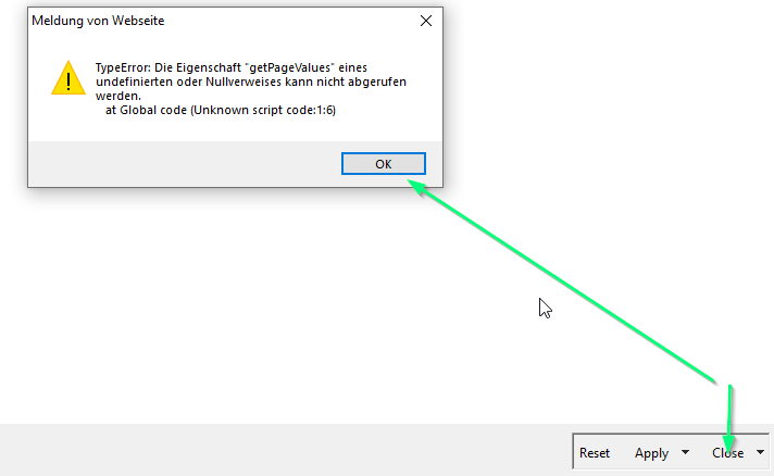 Error message when executing a component for a dashboard - KNIME