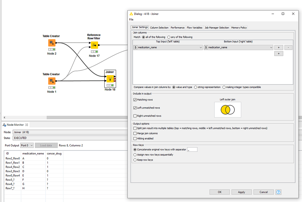 Using a "dictionary" or "key" in a table to label another table