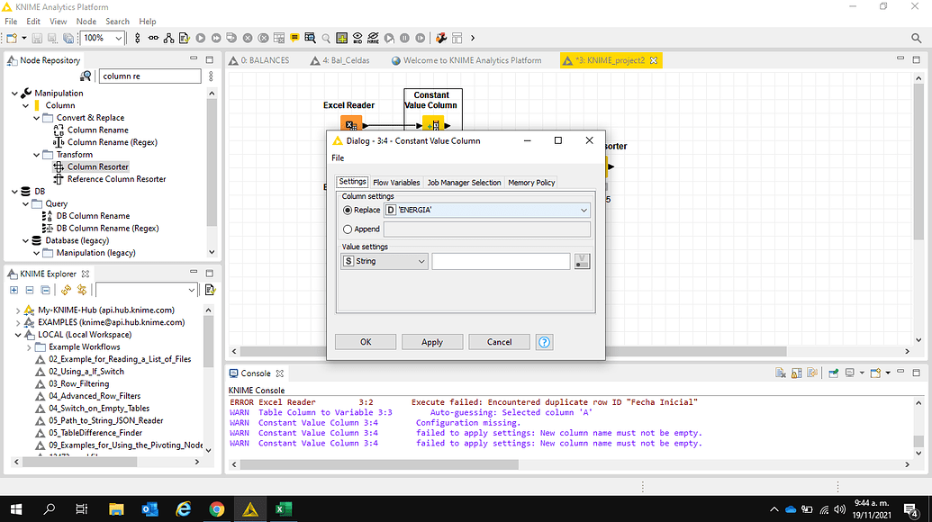 excel reader y list files KNIME en Español KNIME Community Forum