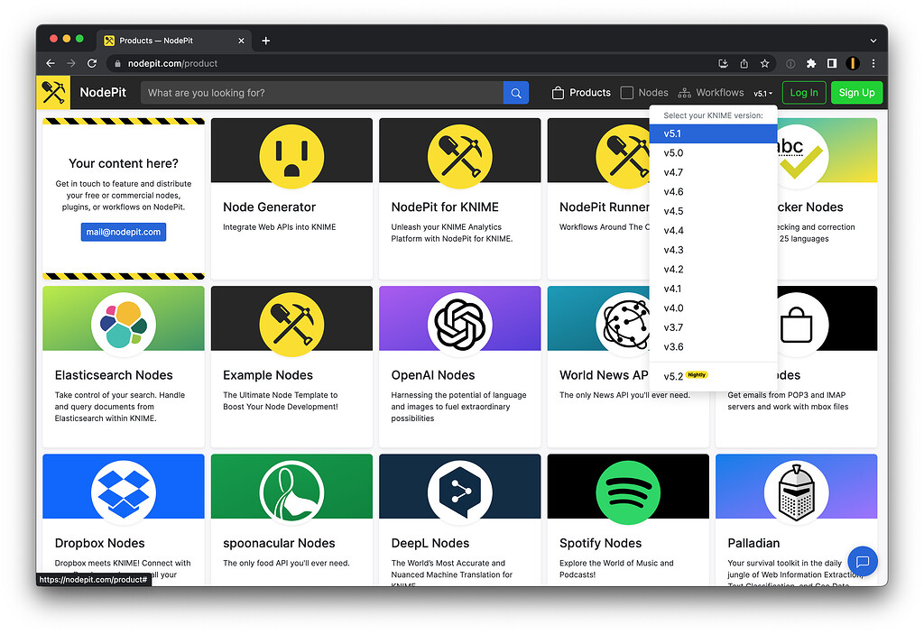 🚀 NodePit is ready for KNIME 5.1 - Community Extensions - KNIME Forum ...