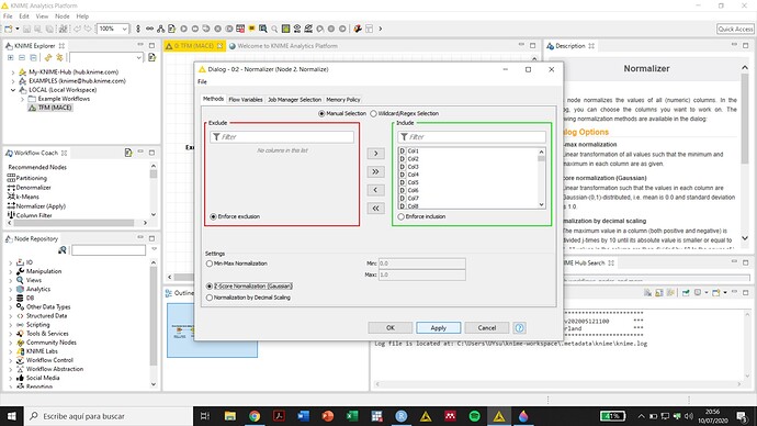 Normalize configuration