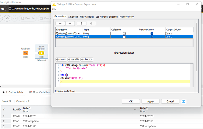Replace Missing Value with value - KNIME Analytics Platform - KNIME ...