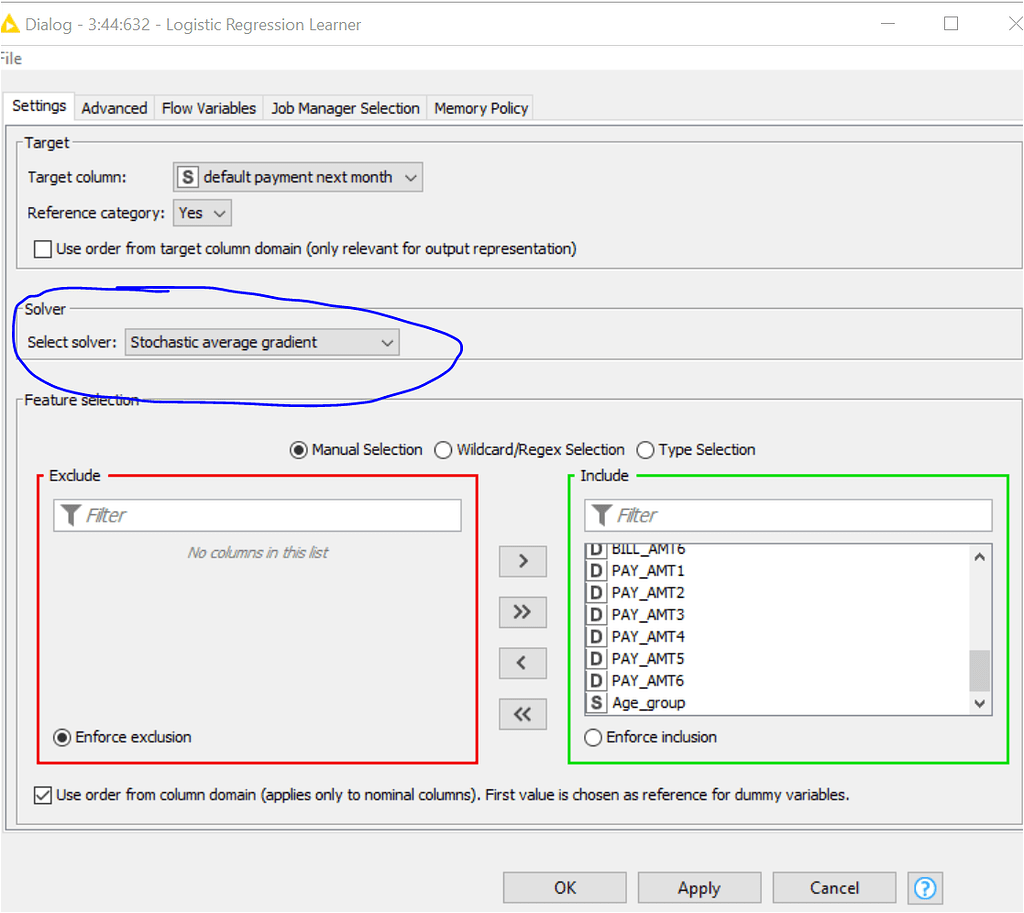 Regression Learner - Optimization the model - KNIME Analytics Platform ...