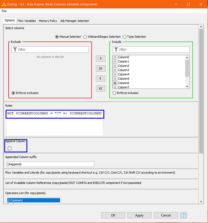 Missing Value node is not removing missing values, What is the fix ...