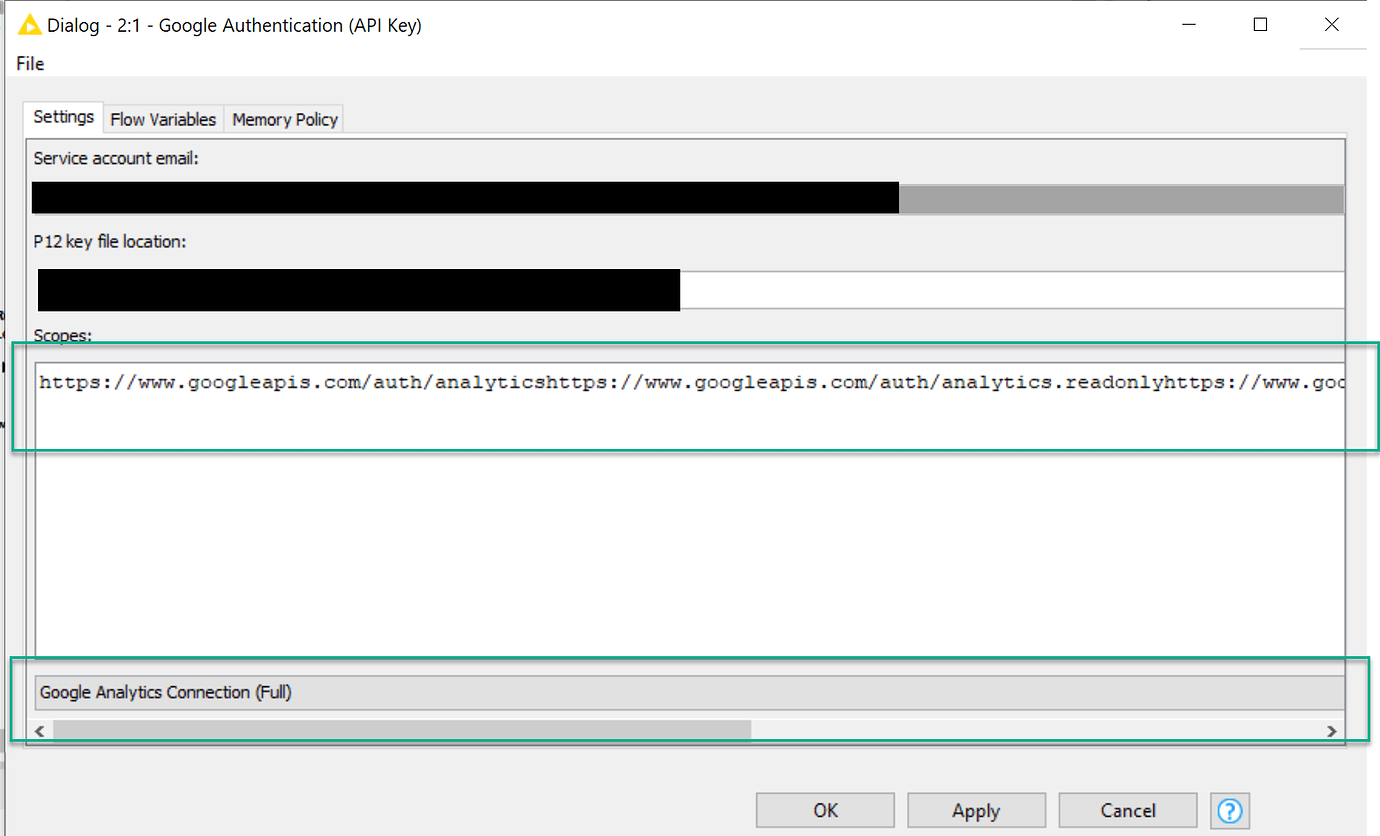 Error in Extension - Google Analytics Connection - KNIME Extensions ...
