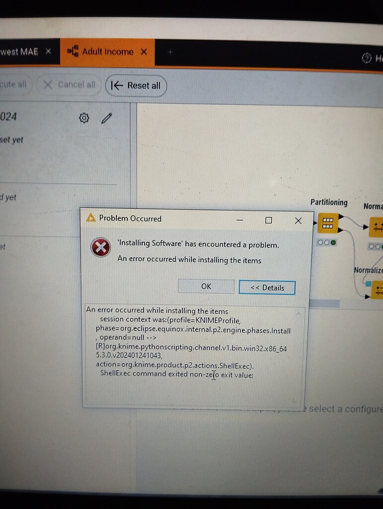 Knime extensions not installing - KNIME Extensions - KNIME Forum Archive