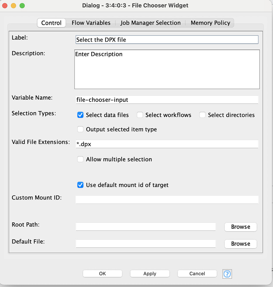 How to use File Chose Widget - KNIME Analytics Platform - KNIME Forum ...