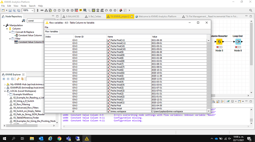 excel reader y list files KNIME en Español KNIME Community Forum