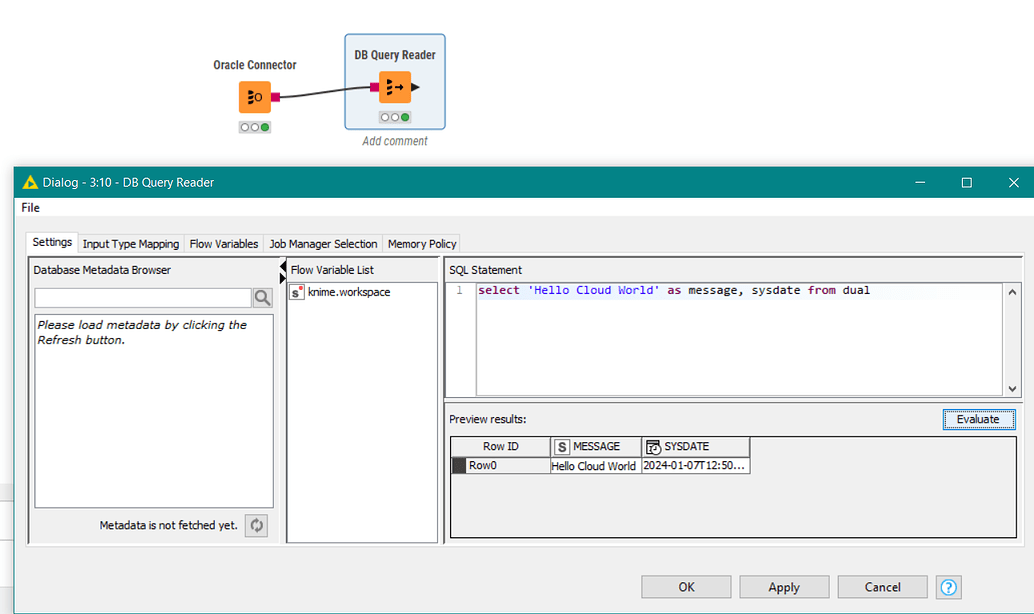 Unable to connect to Oracle Autonomous database Database version: 21c ...