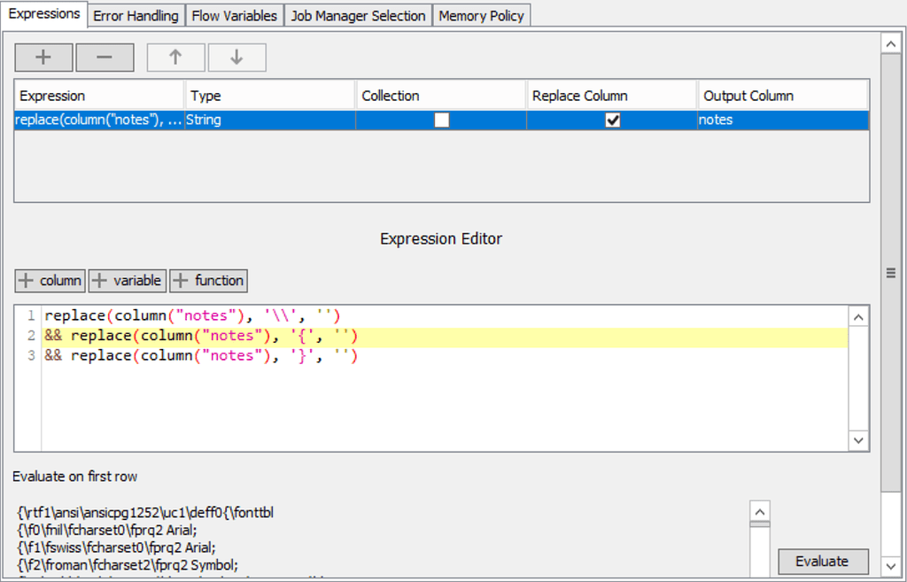 Replace strings within a text field KNIME Analytics Platform KNIME