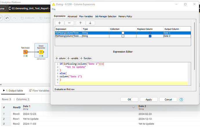 Replace Missing Value with value - KNIME Analytics Platform - KNIME ...