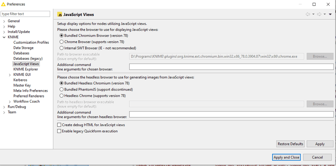 Cannot use Scatter Plot: Chrome driver was not initialized Problem ...