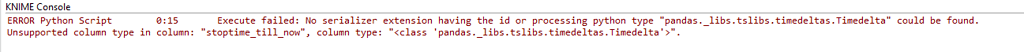time subtraction in python node not working - KNIME Analytics Platform ...