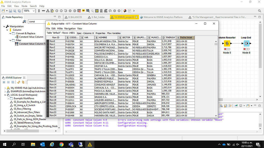 excel reader y list files KNIME en Español KNIME Community Forum