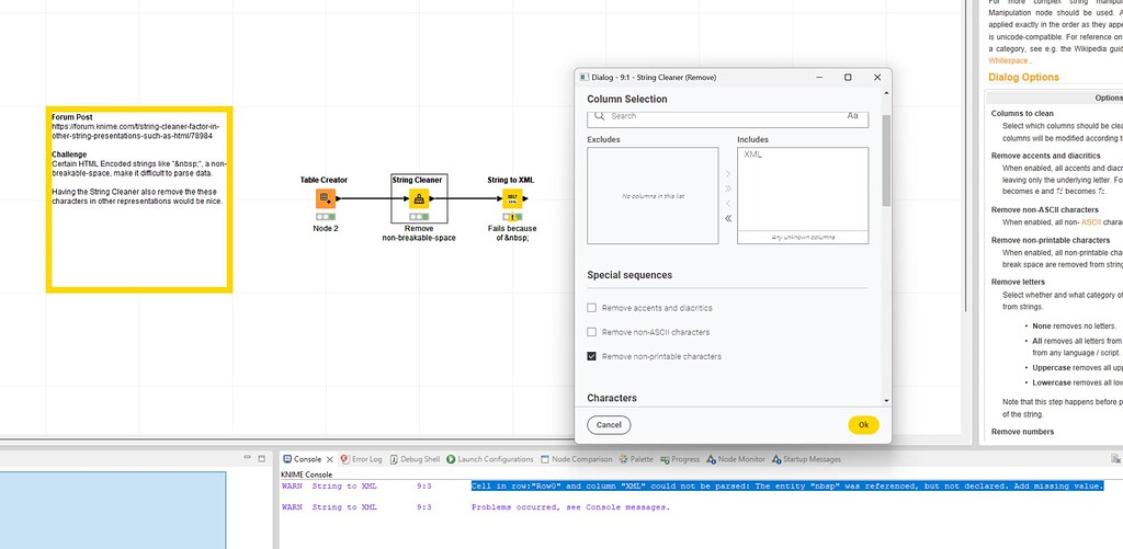 String Cleaner Factor in other string presentations such as HTML