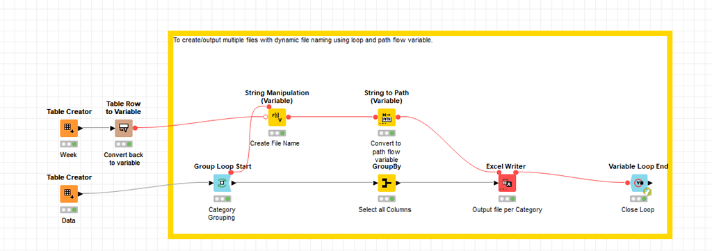 How to specify Folder Location when creating multiple files with
