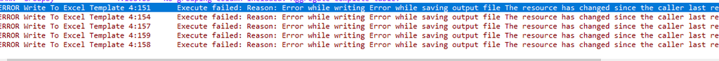 Write to Excel template Node error message - KNIME Analytics Platform ...