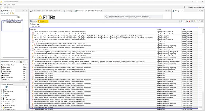 Screenshot_KNIME Error Log