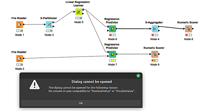 1 - no columns in spec..