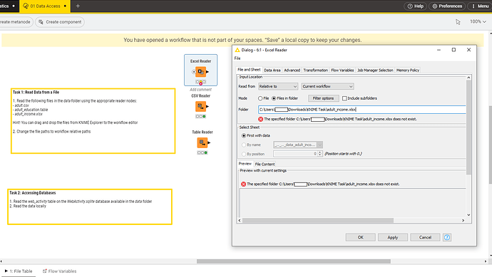 KNIME Problem