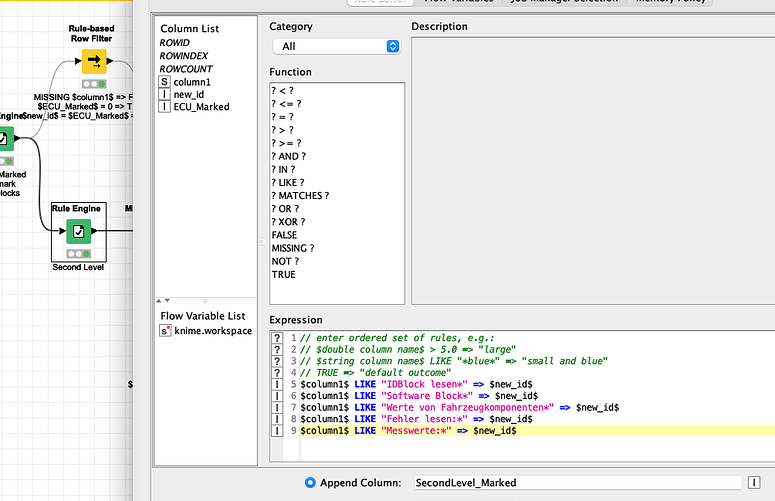 Column Filter Node Reference Column Filter Node with LIKE operator - KNIME Analytics ...