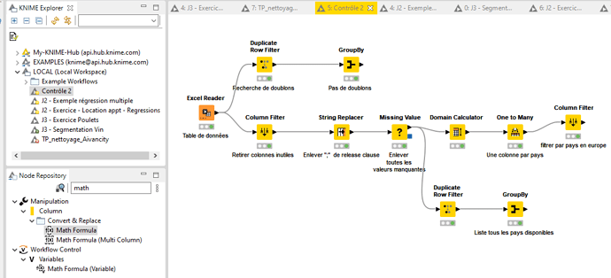 knime workflow