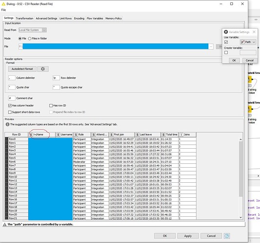 csv reader bug