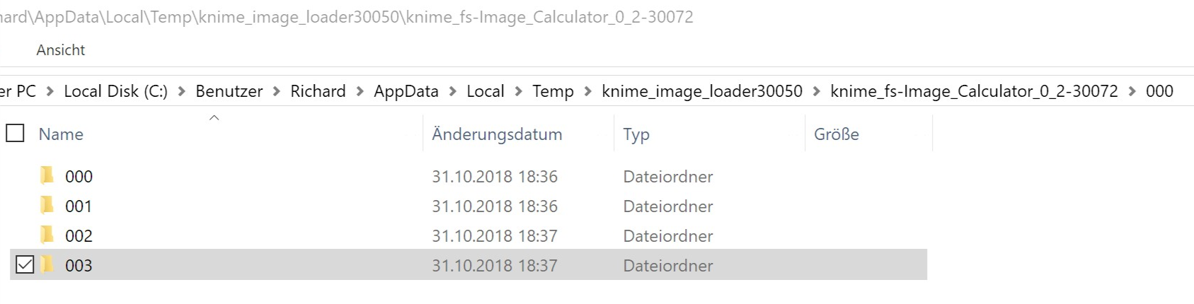Temp Files Take Enormous Amount Of Space Image Processing Knime Community Forum