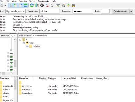 filezilla