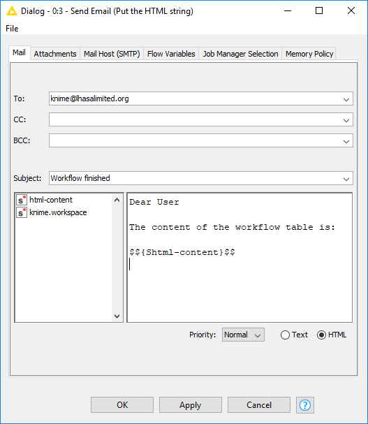 Convert A KNIME Table To HTML For Emailing KNIME Community Hub 