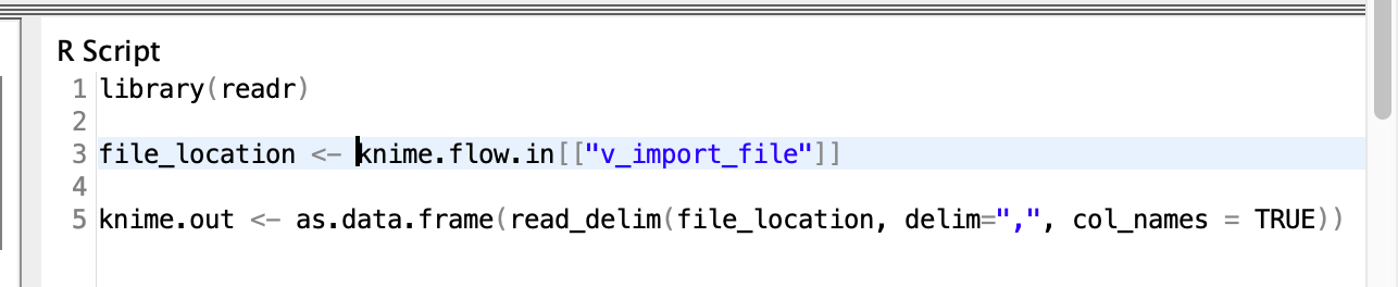 CSV Reader too few data elements problem KNIME Analytics