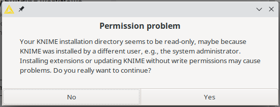 knime-permissions-problem