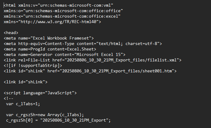 HTML File to be read on EXcel reader? - KNIME Analytics Platform ...
