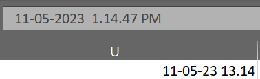 Date in Excel