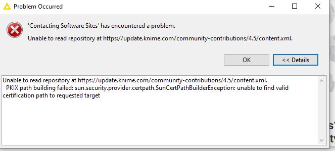 KNIME_Extensions_Reppository_Not_able_to_read