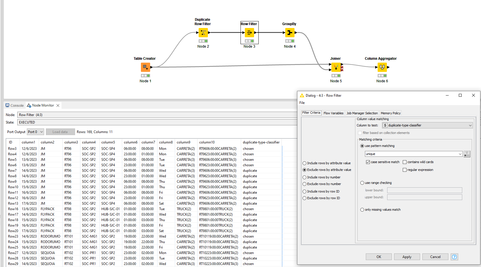 String manipulation when field is duplicated - KNIME Analytics Platform ...